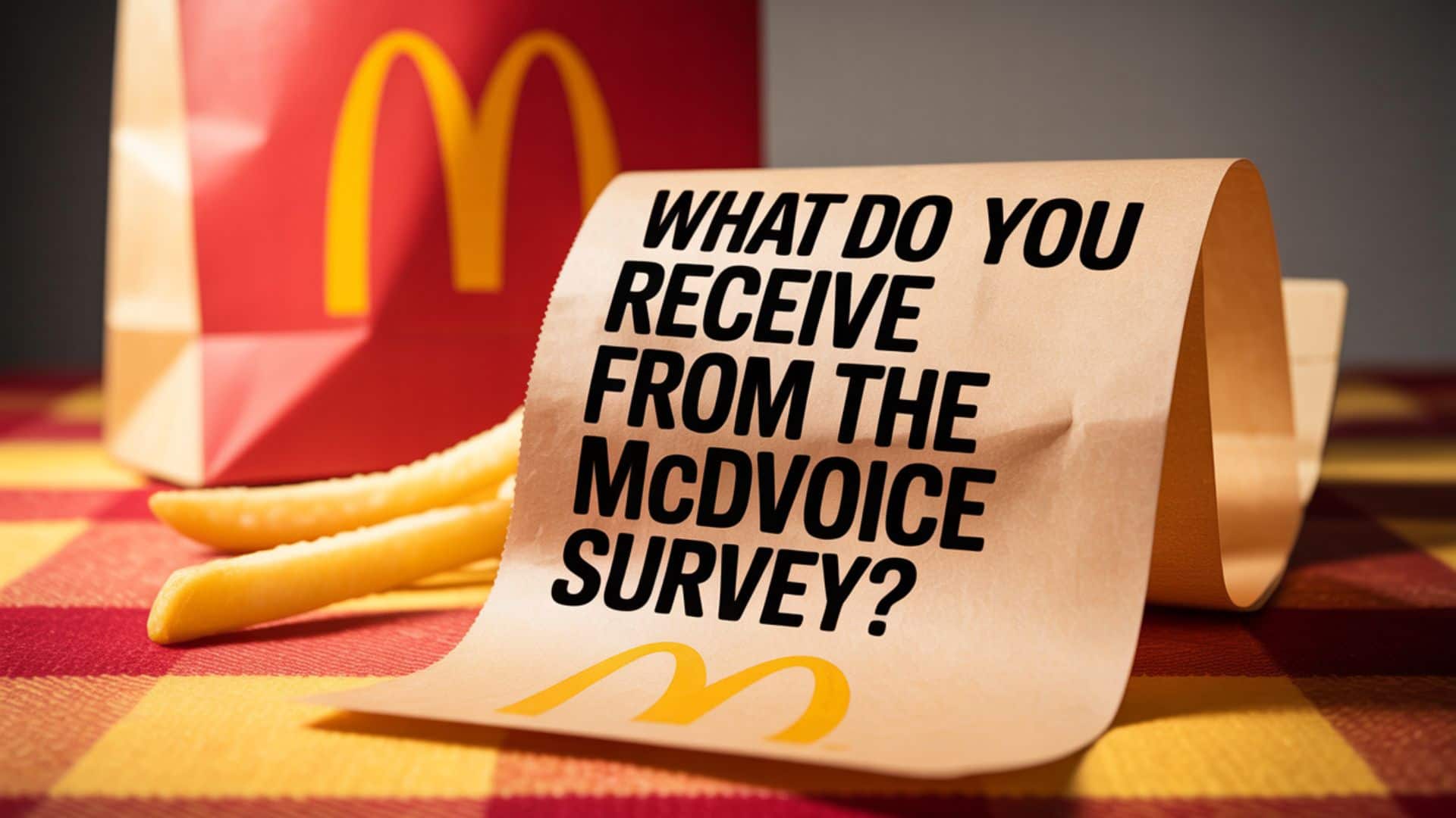 What Do You Receive From the McDonald’s McDVoice Survey